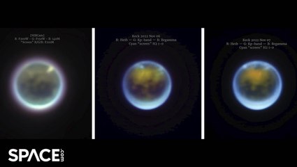 Saturn's Moon Titan Captured By The James Webb Space Telescope