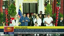 President Nicolas Maduro receives diplomat Alex Saab