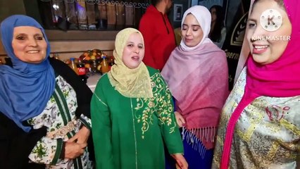 مفاجأة رائعة الزوهرة و العريسات وسط القاعة متصوروش شنو لقاو هادشي خيالي كلشي بقى حال فمو