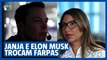 Elon Musk rebate acusações de Janja, no Twitter