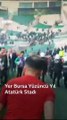 Bursaspor - Diyarbekirspor maçında olaylar: 5 kırmızı kart, en az bir gözaltı