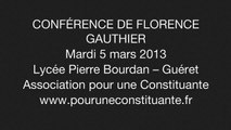 Florence Gauthier nous présente Maximilien Robespierre