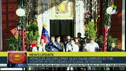 Diplomat Alex Saab meets with president Maduro