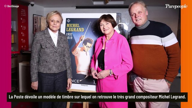 PHOTOS Michel Legrand : Sa veuve Macha Méril et son grand fils Benjamin lui rendent un très bel hommage