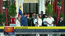 Diplomat Alex Saab was received by president Maduro