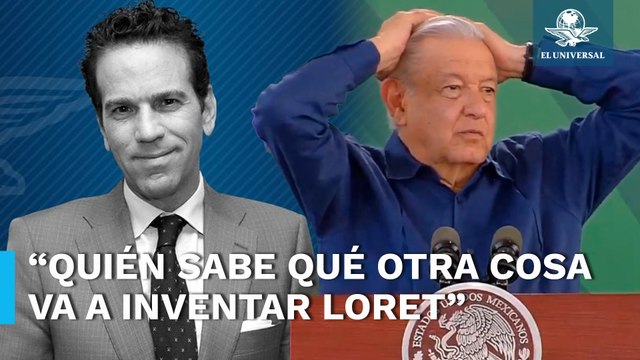 Esto dijo AMLO a Loret de Mola sobre presuntas amenazas del CJNG a Harfuch