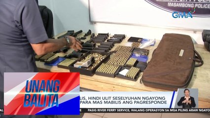 Mga baril ng pulis, hindi ulit seselyuhan ngayong holiday season para mas mabilis ang pagresponde | UB