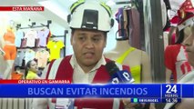 Gamarra: Realizan operativo para evitar accidentes e incendios