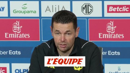 Sage : «On a été moins dans l'initiative que prévu» - Foot - L1 - OL