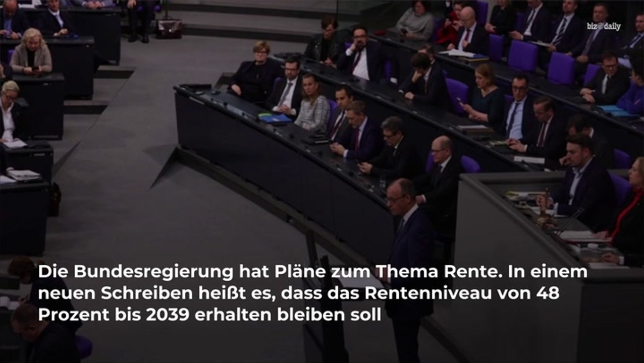 Rente: Dieses Rentenniveau plant die Bundesregierung