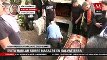 El gobernador de Guanajuato evita comentar sobre la masacre en Salvatierra