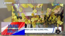 Christmas wish list ng ilang PDL, nag-viral | UB