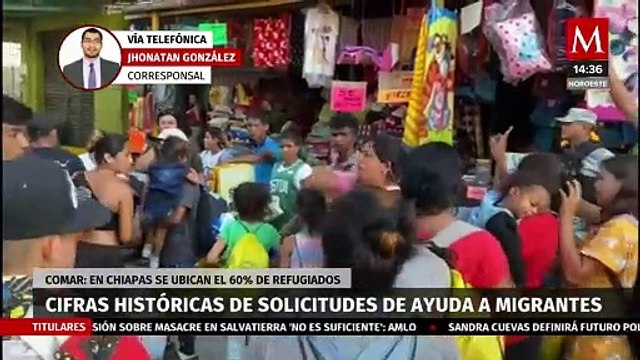 Comar informa que México tiene cifras históricas de solicitudes de ayuda a migrantes