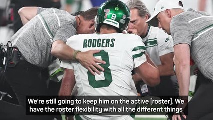 Download Video: Jets confirm Rodgers comeback bid fails but he'll stay on the roster