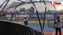 LVBP: Miguel Aparicio en su práctica de bateo