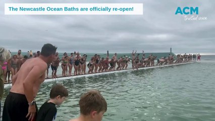 Newcastle Ocean Baths re-opening - December 2023