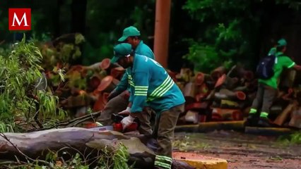 Ataúdes salen volando en el municipio de Pilar, Buenos Aires