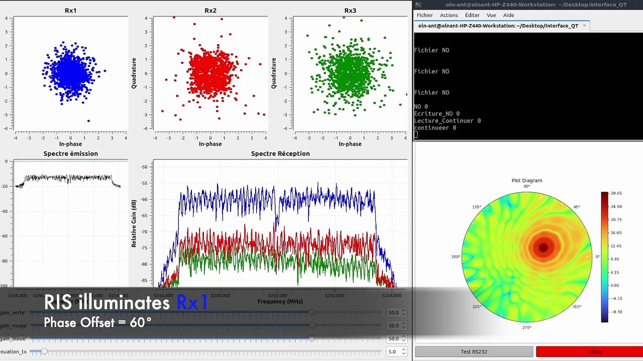 Reconfigurable Intelligent Surface performing Interference Nulling