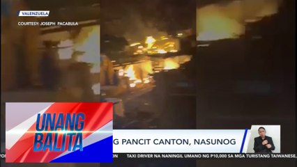 Pagawaan ng pancit canton sa Valenzuela, nasunog | UB
