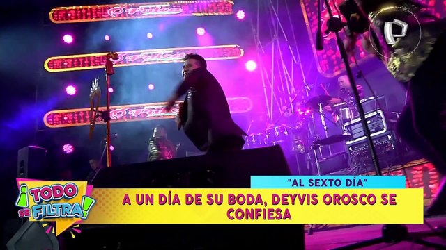 Deyvis Orosco se confiesa a horas de casarse con Cassandra: “Ella, puso orden en mi vida”