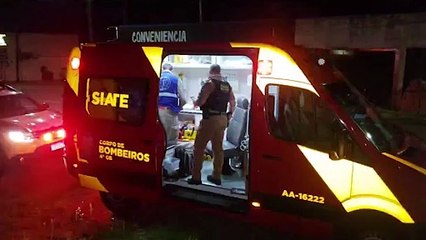 Ciclista fica ferido em acidente de trânsito na Rua Ipanema