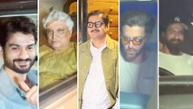 Rohitashv Gour, Javed Akhtar, Hrithik & Other Star Attended Dunki's Special Screening At YRF