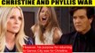 CBS Y&R Spoilers Shock_ Christine is angry when Phyllis bothers her - defending