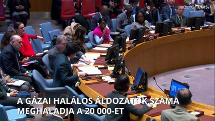 A halálos áldozatok száma túllépte a 20 ezret Gázában