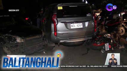 SUV, binangga ang 5 sasakyan; 6, sugatan | BT