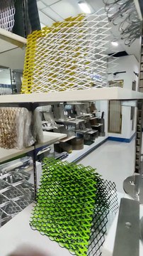 Expanded metal for facade and ceilings