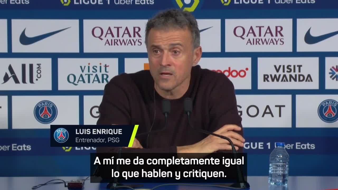 Rueda de prensa de Luis Enrique tras el PSG-Metz