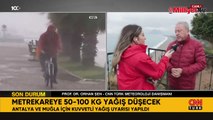 Meteoroloji alarm verdi! Metrekareye 100 kg yağış düşecek