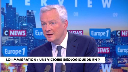 Bruno Le Maire : «Nous n’avons pas de leçon d’humanité à recevoir de la part de ceux qui sont responsables de la montée des extrêmes dans notre pays»