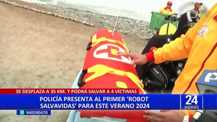 Verano seguro 2024: presentan a EMILY, el primer "robot salvavidas"