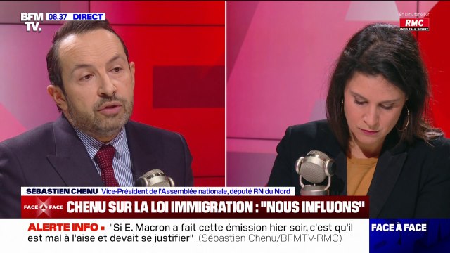 Sébastien Chenu sur la loi immigration: Nous influons considérablement sur la philosophie de ce texte