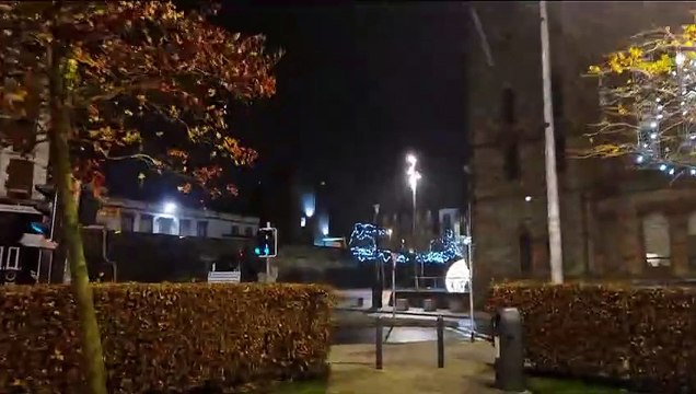 High winds in Derry during the Winter Solstice 2023