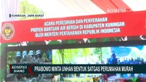 Prabowo Minta Unhan Bentuk Satgas Perumahan Murah ke Masyarakat