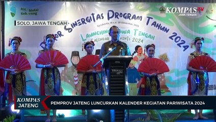 Pemprov Jateng Luncurkan Kalender Kegiatan Pariwisata 2024
