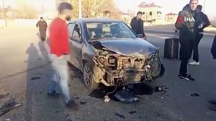 Iğdır’da trafik kazası: 1 yaralı