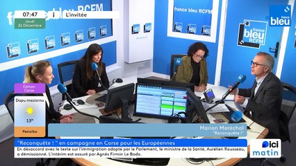 Marion Maréchal, invitée de la rédaction