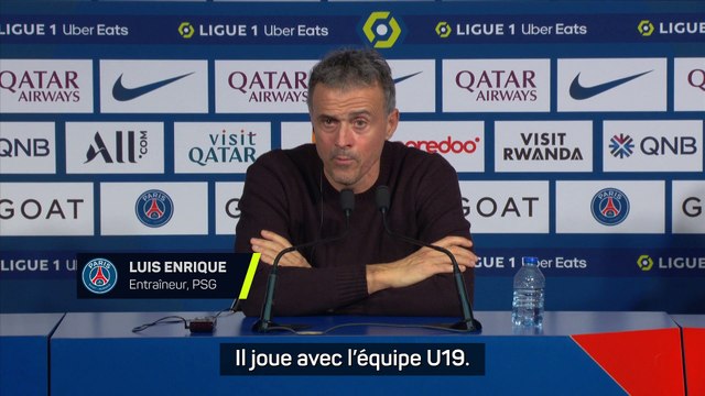 Luis Enrique heureux pour Ethan Mbappé : “Un hasard que ce soit l’anniversaire de son frère !”
