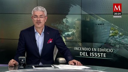 Incendio en antiguo edificio del este genera columna de humo en Paseo de la Reforma