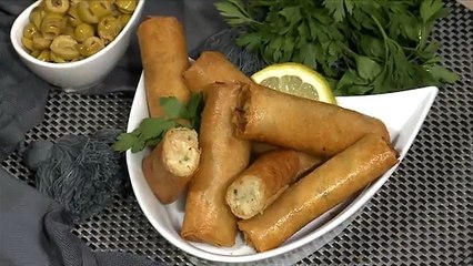 بوراك بالدجاج و البشاميل _ Bourek au poulet sauce béchamel