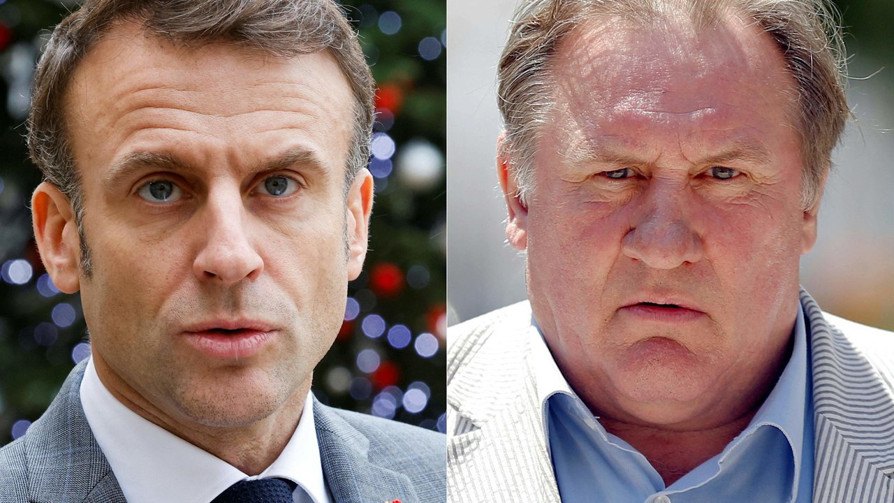 Depardieu : Emmanuel Macron dénonce une « chasse à l'homme » contre l'acteur