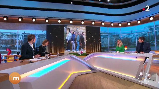 Thomas Sotto fait ses adieux à Maud Descamps dans Télématin sur France 2 le jeudi 21 décembre 2023.