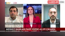 Merkez Bankası faizi yüzde 42,50'ye yükseltti