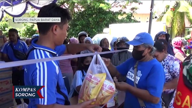 Dinas Perdagangan Kota Sorong Gelar Pasar Murah di Tiga Titik
