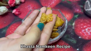 Perfect Khasta Namkeen Recipe | Crispy Namakpare | दिवाली मैं बनाए हलवाई जैसे खस्ता नमक पारे |