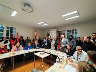 Hôpital de Bernay - Les soignants envahissent le conseil de surveillance - 21 décembre 2023