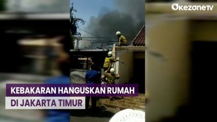 Kebakaran Hanguskan Rumah Seluas 400 Meter di Kramat Jati, Jakarta Timur